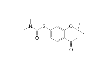 N,N-dimethylthiocarbamic acid S-(4-keto-2,2-dimethyl-chroman-7-yl) ester