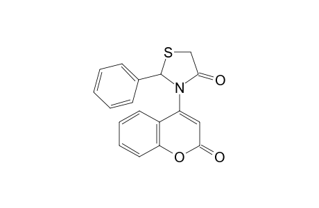 3-(2-Oxo-2H-coumarin-4-yl)-2-phenylthiazolidin-4-one