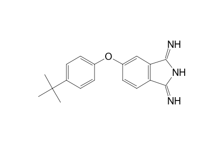 3-azanylidene-5-(4-tert-butylphenoxy)isoindol-1-amine