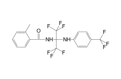 N-(1,1,1,3,3,3-hexafluoro-2-{[4-(trifluoromethyl)phenyl]amino}propan-2-yl)-2-methylbenzamide