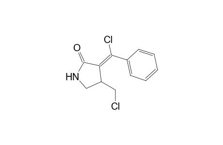 .alpha.-(Z)-(1'-Chloro-1'-phenylmethylene)-.beta.-chloromethyl-.gamma.-butyrolactam