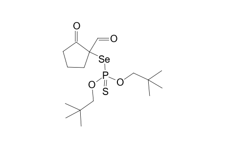 Selenothiophosphoric Acid O,O-dineopentyl Se-(1-formyl-2-oxo-cyclopentyl) Ester