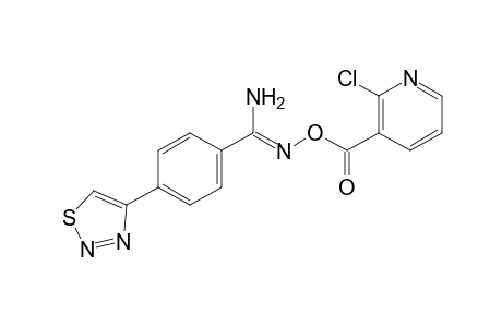 O-(2-chloronicotinoyl)-p-(1,2,3-thiadiazol-4-yl)benzamidoxime
