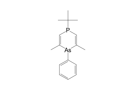 1,4-Phospharsenin, 1-(1,1-dimethylethyl)-1,4-dihydro-3,5-dimethyl-4-phenyl-, cis-