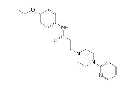 1-piperazinepropanamide, N-(4-ethoxyphenyl)-4-(2-pyridinyl)-