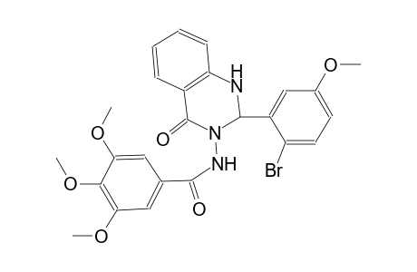 N-(2-(2-bromo-5-methoxyphenyl)-4-oxo-1,4-dihydro-3(2H)-quinazolinyl)-3,4,5-trimethoxybenzamide