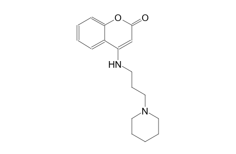 2H-1-benzopyran-2-one, 4-[[3-(1-piperidinyl)propyl]amino]-