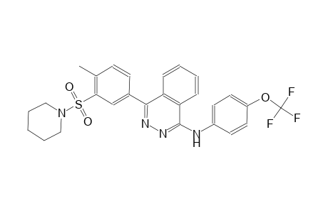 4-[4-methyl-3-(1-piperidinylsulfonyl)phenyl]-N-[4-(trifluoromethoxy)phenyl]-1-phthalazinamine