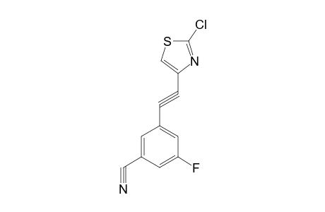 3-((2-CHLOROTHIAZOL)-4-YL)-ETHYNYL)-5-FLUOROBENZONITRILE