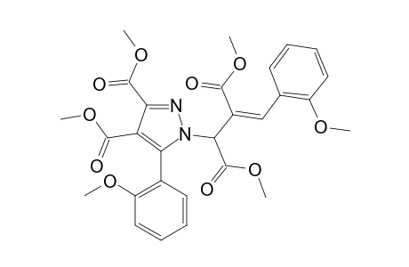 METHYL-2-[3',4'-DICARBOMETHOXY-5'-(2''-METHOXYPHENYL)-1'-PYRAZOLYL]-3-CARBOMETHOXY-4-(2''-METHOXYPHENYL)-BUT-3-ENOATE