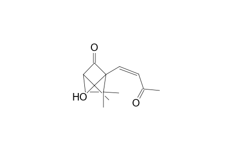 Bicyclo[2.1.1]hexan-5-one, 6-hydroxy-2,2,6-trimethyl-1-(3-oxo-1-butenyl)-