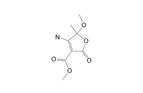 METHYL-4-AMINO-5-METHOXY-5-METHYL-2-OXO-2,5-DIHYDROFURAN-3-CARBOXYLATE