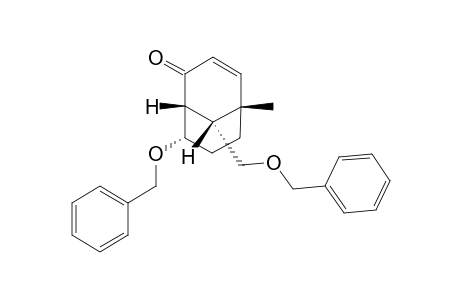 (1R,5S,8S,9R)-8-Benzyloxy-9-benzyloxymethyl-5-methylbicyclo[3.3.1]-3-nonene-2-one