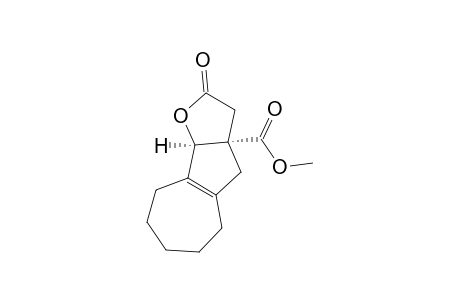 Methyl 2-oxo-2,3,3a,4,5,6,7,8,9,9b-decahydroazuleno[1,2-b]furan-3a-carboxylate