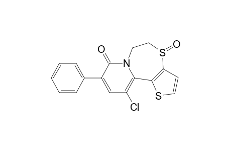 11-Chloro-5,6-dihydro-9-phenyl-8H-pyrido[1,2-d]thieno[2,3-f][1,4]thiazepine-4,8-dione