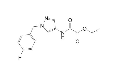 acetic acid, [[1-[(4-fluorophenyl)methyl]-1H-pyrazol-4-yl]amino]oxo-, ethyl ester