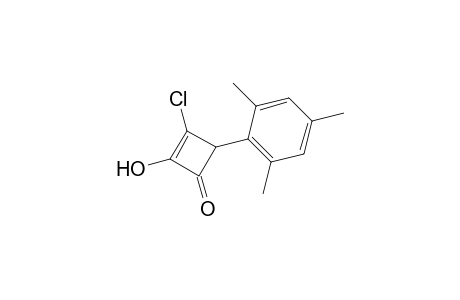 3-Chloranyl-2-oxidanyl-4-(2,4,6-trimethylphenyl)cyclobut-2-en-1-one