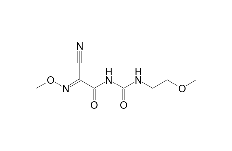 Acetamide, 2-cyano-N-[[(2-methoxyethyl)amino]carbonyl]-2-(methoxyimino)-