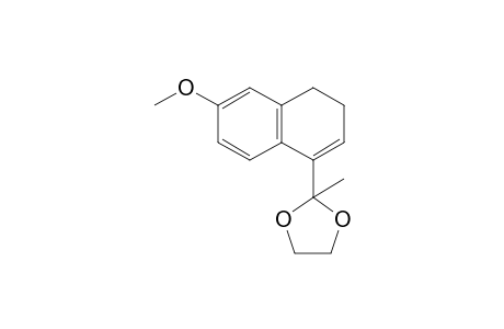 2-(6-Methoxy-3,4-dihydronaphthalen-1-yl)-2-methyl-1,3-dioxolane
