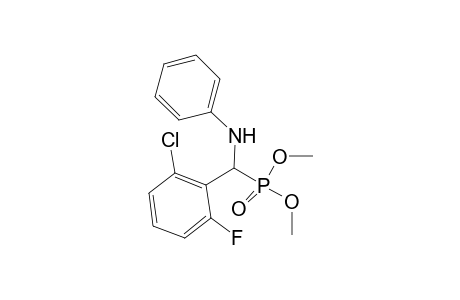 Dimethyl (2-chloro-6-fluorophenyl)(phenylamino)methylphosphonate