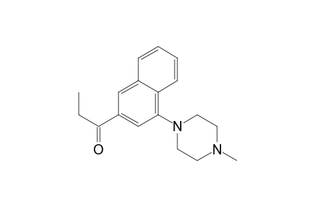 1-[4-(4-methyl-1-piperazinyl)-2-naphthalenyl]-1-propanone