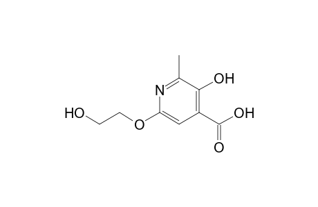 4-Pyridinecarboxylic acid, 3-hydroxy-6-(2-hydroxyethoxy)-2-methyl-