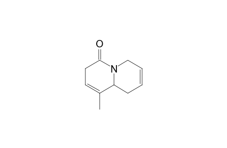 (+-)-1-Methyl-3,6,9,9a-tetrahydroquinolizin-4-one