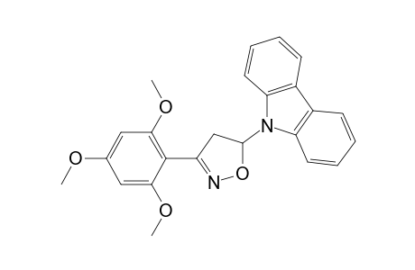 5-(9-carbazolyl)-3-(2,4,6-trimethoxyphenyl)-4,5-dihydroisoxazole