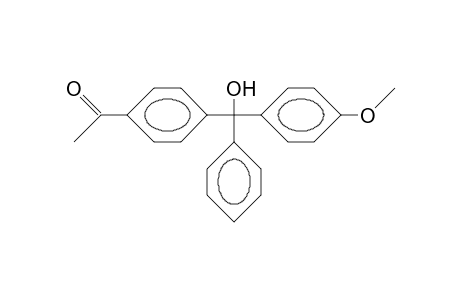 (4-Acetyl-phenyl)-(4-anisyl)-phenyl-methanol