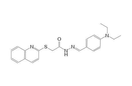 N'-{(E)-[4-(diethylamino)phenyl]methylidene}-2-(2-quinolinylsulfanyl)acetohydrazide