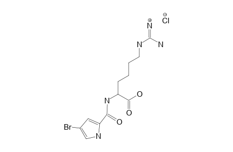 (2S)-2-[[1-(4-BROMO-1H-PYRROL-2-YL)-METHANOYL]-AMINO]-6-GUANIDINOHEXANOIC-ACID