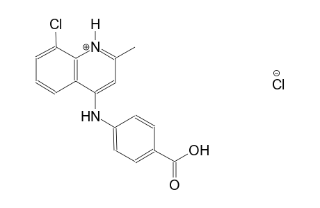4-(4-carboxyanilino)-8-chloro-2-methylquinolinium chloride