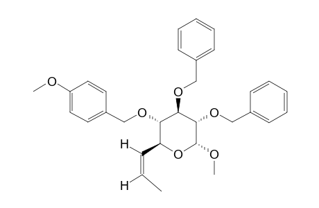 METHYL-(Z)-2,3-DI-O-BENZYL-6,7,8-TRIDEOXY-4-O-(4-METHOXYBENZYL)-ALPHA-D-GLUCO-OCT-6-ENOSIDE