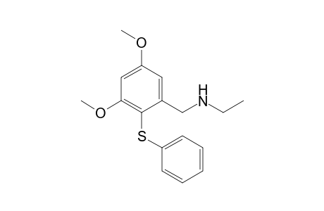 N-[(3,5-dimethoxy-2-phenylsulfanyl-phenyl)methyl]ethanamine