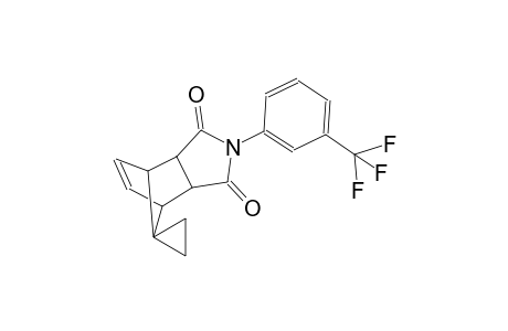 (3aR,4R,7S,7aS)-2-(3-(trifluoromethyl)phenyl)-3a,4,7,7a-tetrahydro-1H-spiro[4,7-methanoisoindole-8,1'-cyclopropane]-1,3(2H)-dione