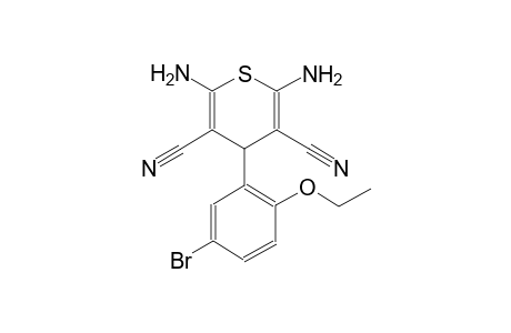 4H-thiopyran-3,5-dicarbonitrile, 2,6-diamino-4-(5-bromo-2-ethoxyphenyl)-