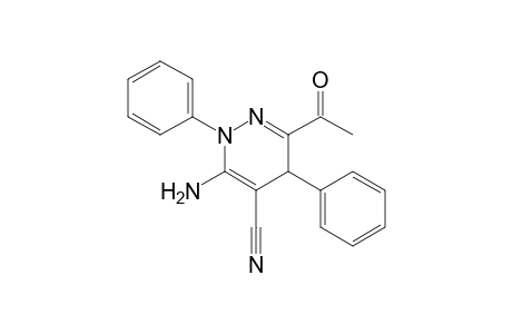 6-Acetyl-3-amino-2,5-diphenyl-2,5 dihydro-4-pyrida-zinecarbonitrile
