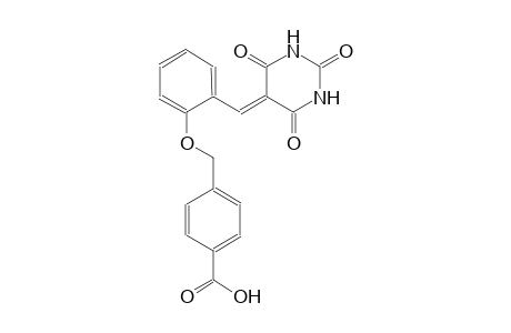 4-({2-[(2,4,6-trioxotetrahydro-5(2H)-pyrimidinylidene)methyl]phenoxy}methyl)benzoic acid