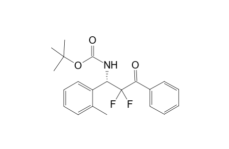 (S)-tert-Butyl N-(2,2-difluoro-3-oxo-3-phenyl-1-o-tolylpropyl)carbamate
