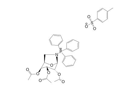 2,3,4-TRI-O-ACETYL-1,6-ANHYDRO-6-DEOXY-6-TRIPHENYLPHOSPHONIOAMINO-BETA-D-GALACTOPYRANOSE-P-TOLYLSULFONATE
