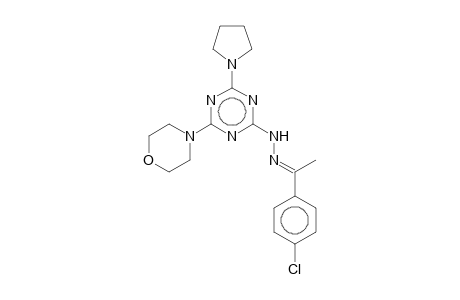 2-[(4-Chloro-.alpha.-methylbenzylidene)hydrazino]-4-morpholino-6-(1-pyrrolidinyl)-1,3,5-triazine