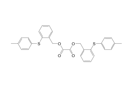 Ethanedioic acid, bis[[2-[(4-methylphenyl)thio]phenyl]methyl]ester
