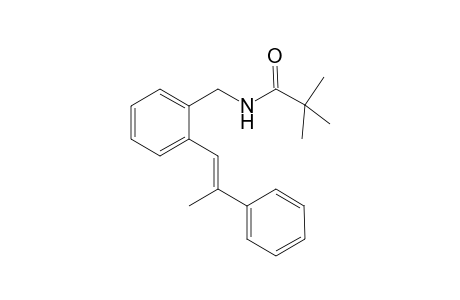 (E)-N-[2-(2-Phenylprop-1-enyl)benzyl]pivalamide