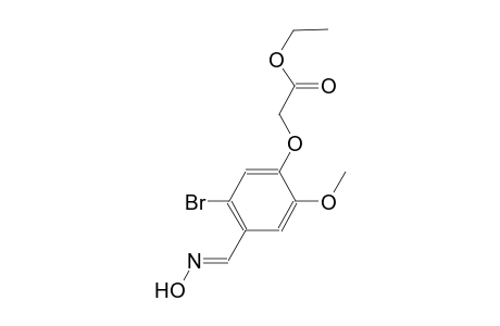 ethyl {5-bromo-4-[(E)-(hydroxyimino)methyl]-2-methoxyphenoxy}acetate