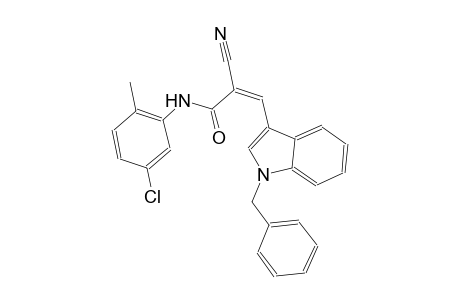 2-propenamide, N-(5-chloro-2-methylphenyl)-2-cyano-3-[1-(phenylmethyl)-1H-indol-3-yl]-, (2Z)-