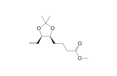 Methyl 4-((4S,5R)-2,2-dimethyl-5-vinyl-1,3-dioxolane-4-yl)butanoate