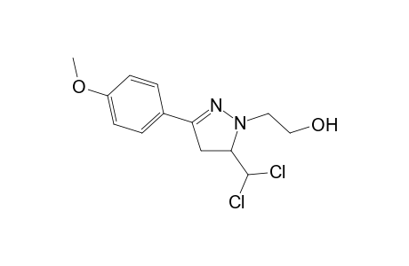 5-Dichloromethyl-1-(2-hydroxyethyl)-3-(4-methoxyphenyl)-2-pyrazoline