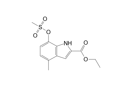 Ethyl 7-Methanesulfonyloxy-4-methylindole-2-carboxylate