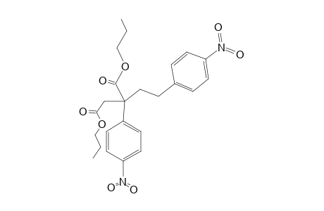 2-(4-nitrophenyl)-2-[2-(4-nitrophenyl)ethyl]butanedioic acid dipropyl ester