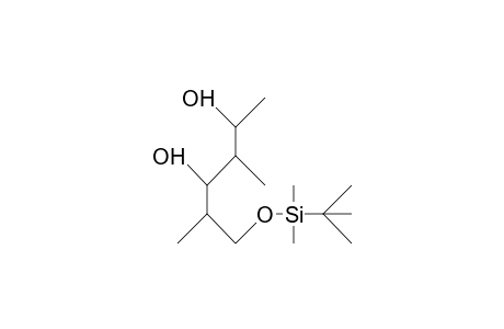 3,5-Dihydroxy-2,4-dimethyl-1-(T-butyl-dimethylsilyloxy)-hexane